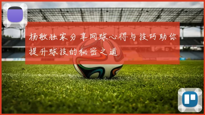 杨敏独家分享网球心得与技巧助你提升球技的秘密之道