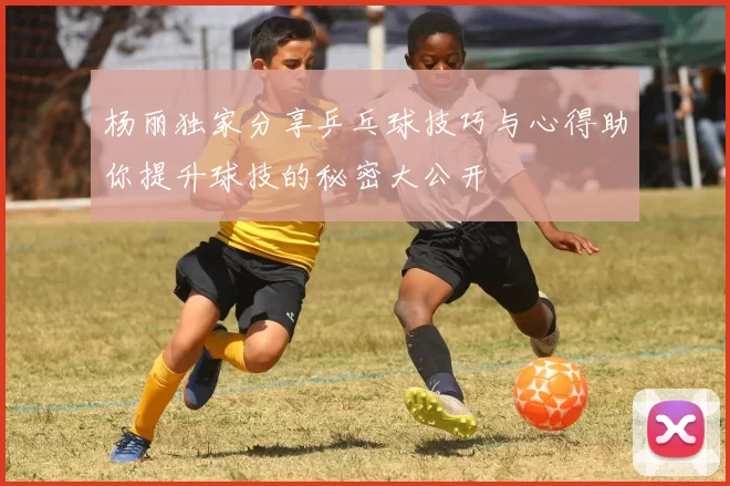 杨丽独家分享乒乓球技巧与心得助你提升球技的秘密大公开