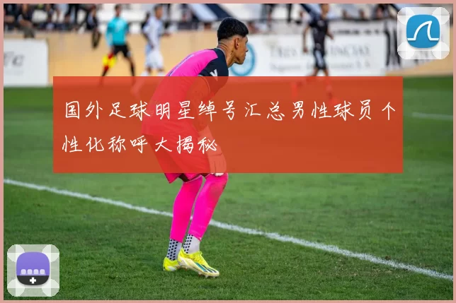 国外足球明星绰号汇总男性球员个性化称呼大揭秘
